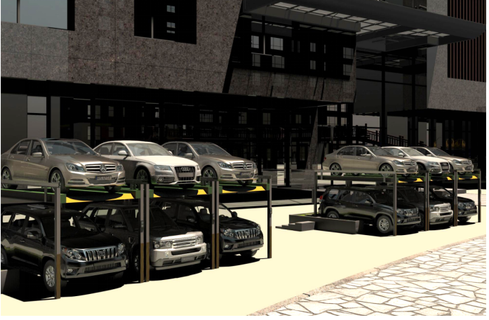 零基础、快安装｜四柱简易升降车库，破解车位验收“燃眉之急”